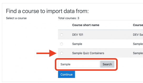 Import Course Content – OLET Knowledge Base