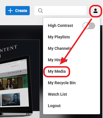 MediaSpace-User-Menu-My-Media